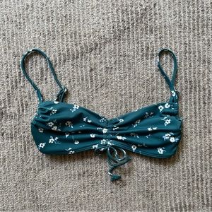 Floral bikini top
